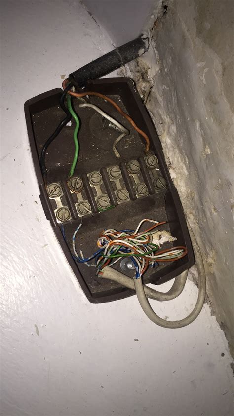 realy old outside telephone junction box|old phone wiring.